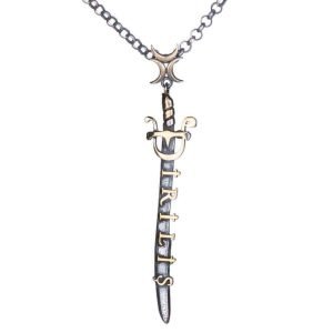 Arttel necklace with three family and the sword of the series Resurrection of Artithal