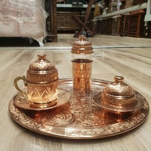 Copper coffee set (person)